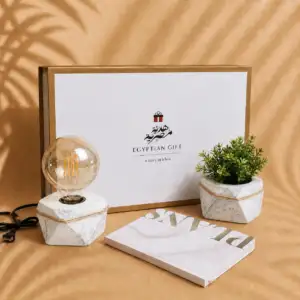 Decorative Desk set - White